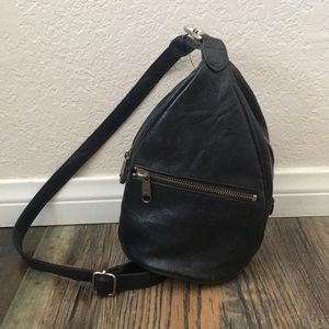 Vintage Leather Sling Bag